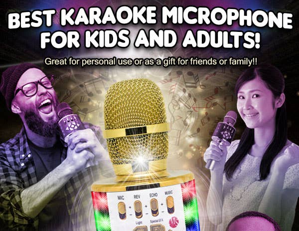 Mainstream Source - Wholesale Musical Instrument - Mainstream Source® Wireless Bluetooth Karaoke Microphone – H12