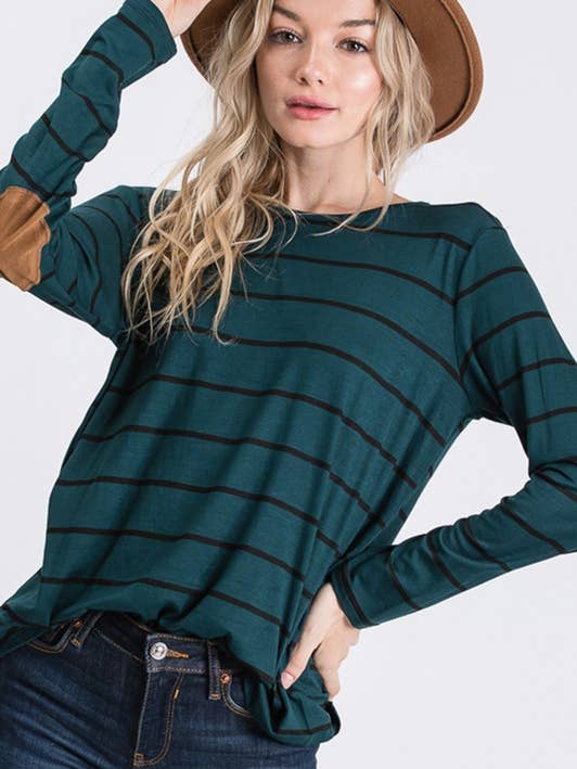 HEIMISH - Wholesale Tunic - Women's - ST1376-11 STRIPE TOP1