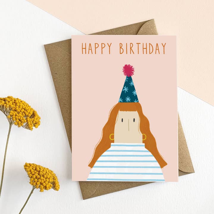 Elsa Rose Frere – wholesale Birthday card – Illustrated Birthday Card