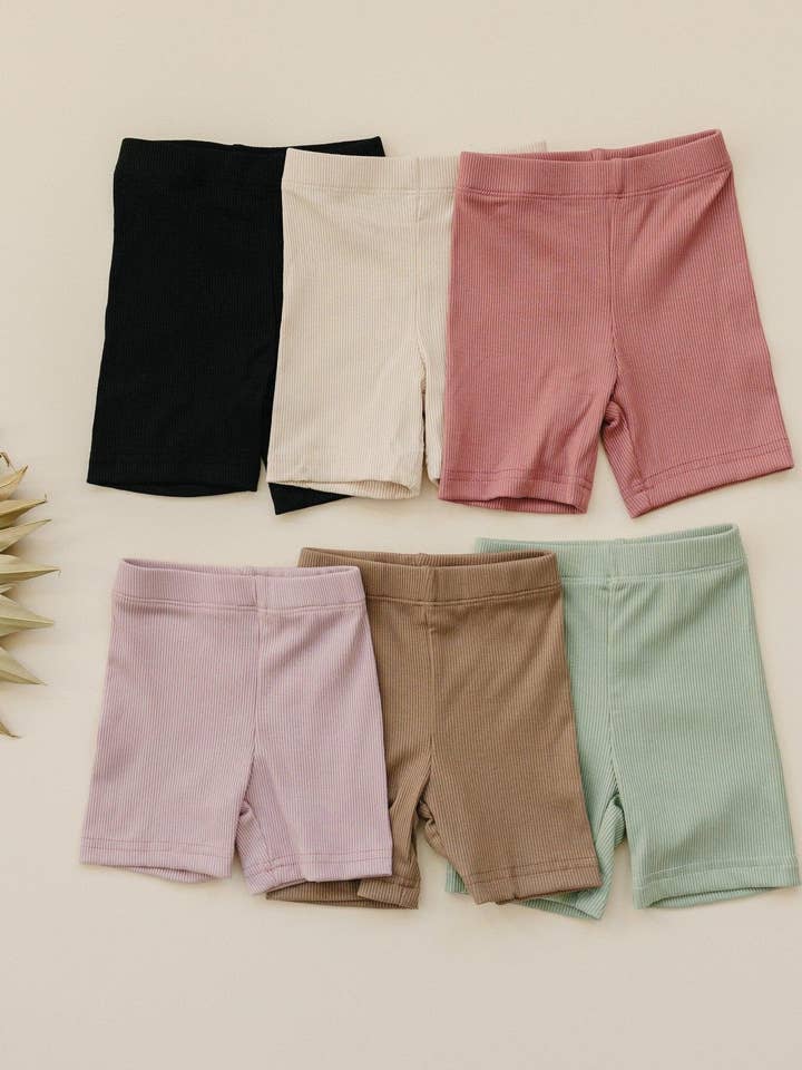 Little Joy Co. - Wholesale Shorts - Kids - Ribbed Bamboo Bike Shorts8
