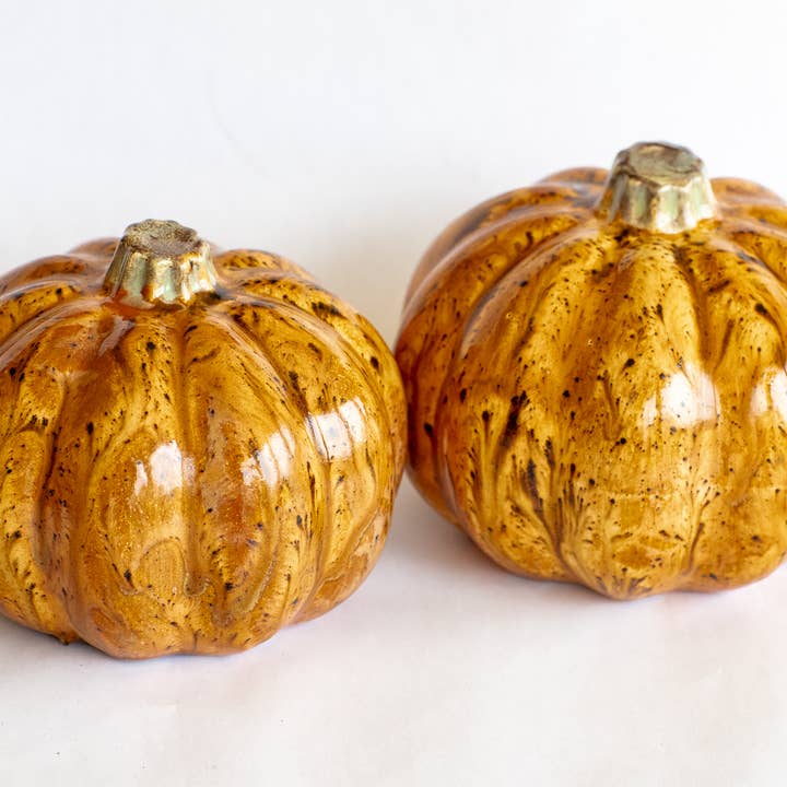 Prodigal Pottery - Wholesale Decorative Tabletop Object - Ceramic Pumpkin1
