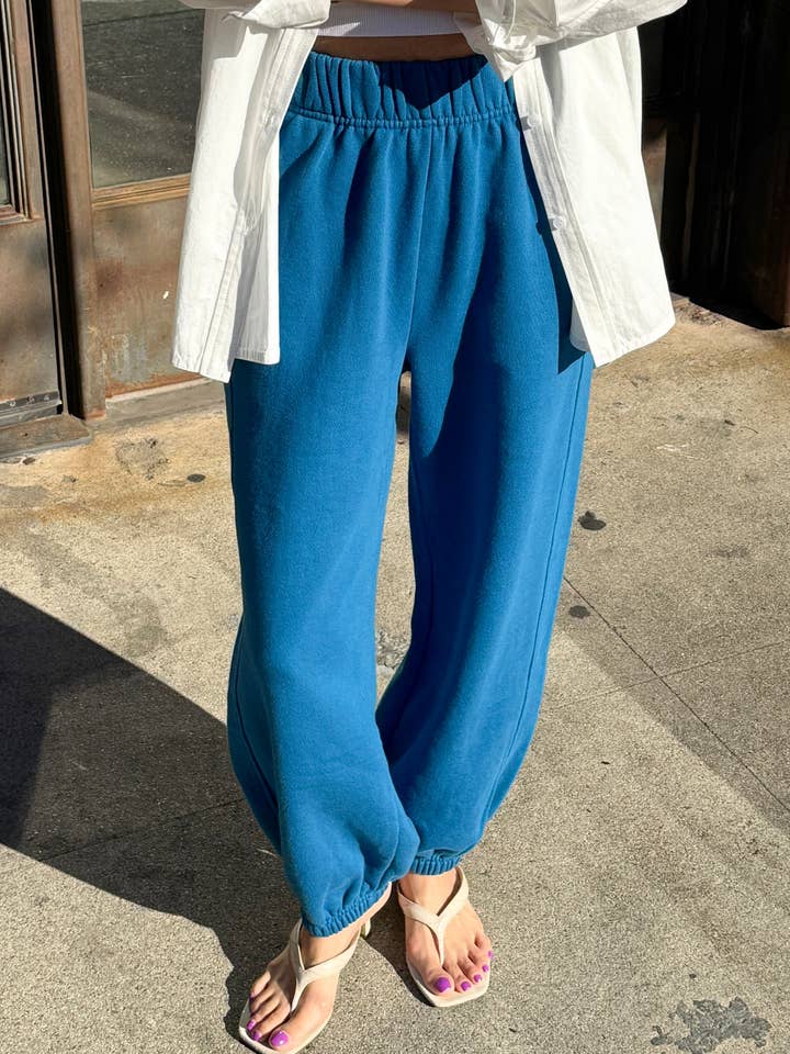 Pantalon ballon French Terry (2S-2M-2L) pour la vente par Le Bon Shoppe