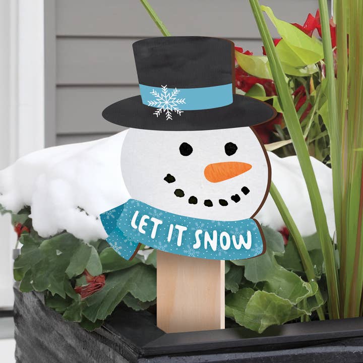 Let It Snow Garden Sign for wholesale by P. Graham Dunn