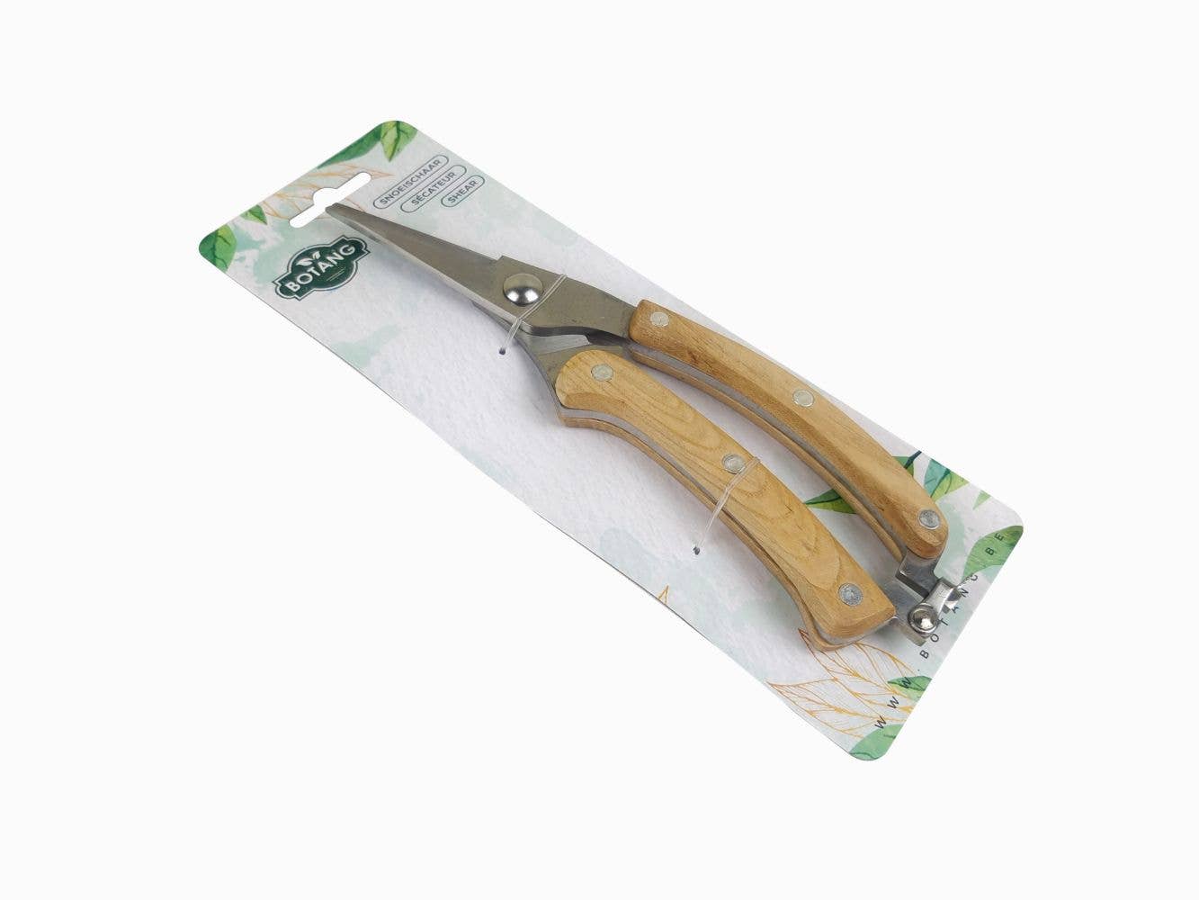 Botang - Vente Outil de jardinage - Sécateurs métalliques avec poignée en bois Botang2