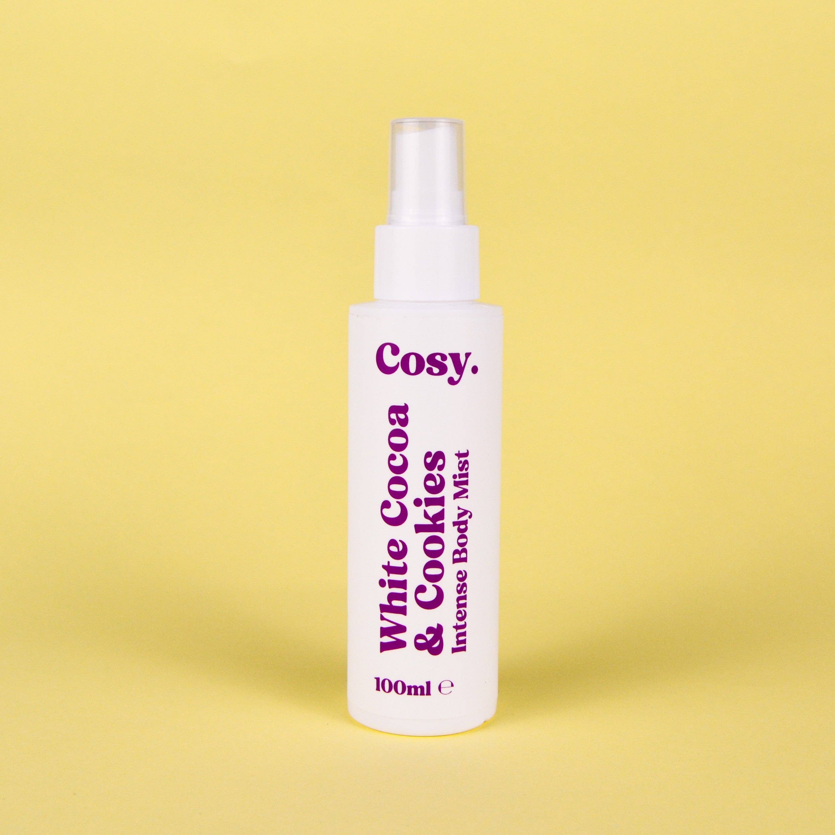 Cosy Cosmetics - Wholesale Face & Body Mist/Water - White Cocoa & Cookies 100ml Intense Body Mist