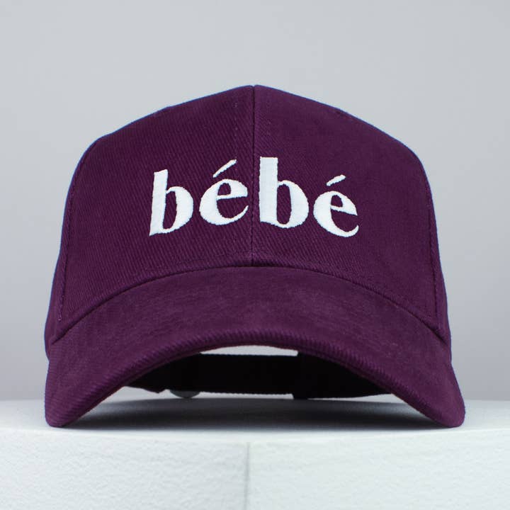 Bebe Baseball Cap for wholesale by Hatty Hats Embroidery