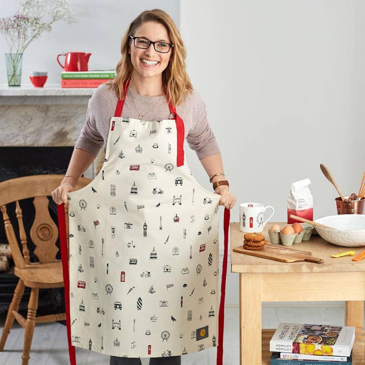 Simply London Apron for wholesale by Victoria Eggs
