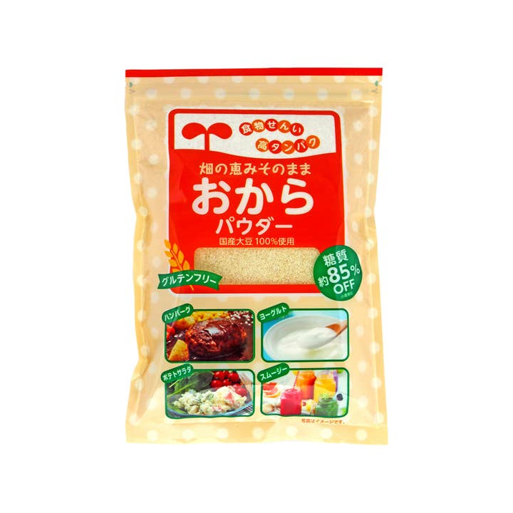 Koji Market - Wholesale Protein/Superfood Powder - Okara (unohana) powder soy/soybean tofu pulp powder おから naturally gluten-free, high in protein & fiber, 85% less carbs than wheat flour, naturally upcycled making it sustainable and eco-friendly. Ideal for gluten-free baking