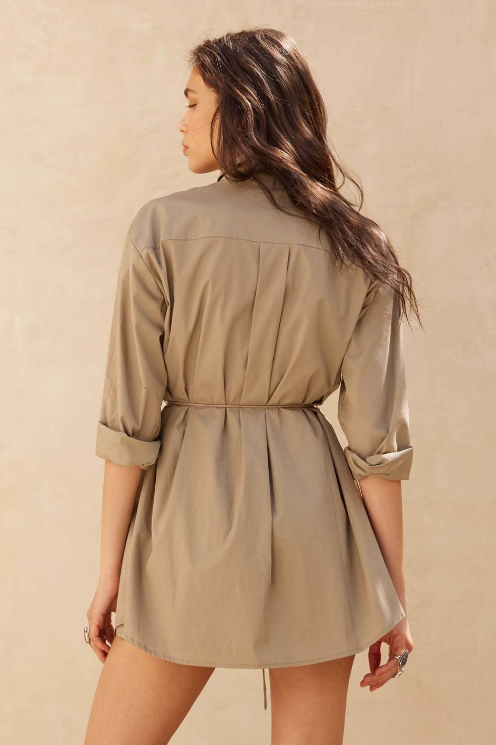 Promesa USA - Wholesale Romper - Women's - Solid Collar-Neck Layered Yoke-Back Romper11