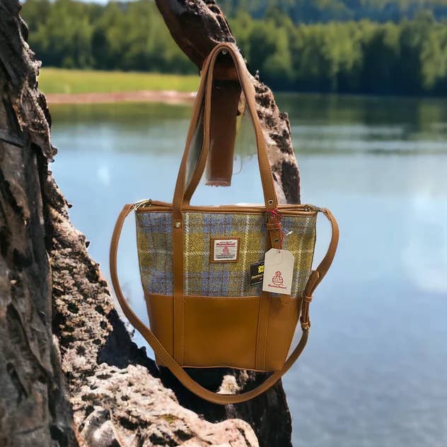 Patrick King Woollen Company - Wholesale Tote Bag - Unisex - Harris Tweed Large Tote - Light Brown0