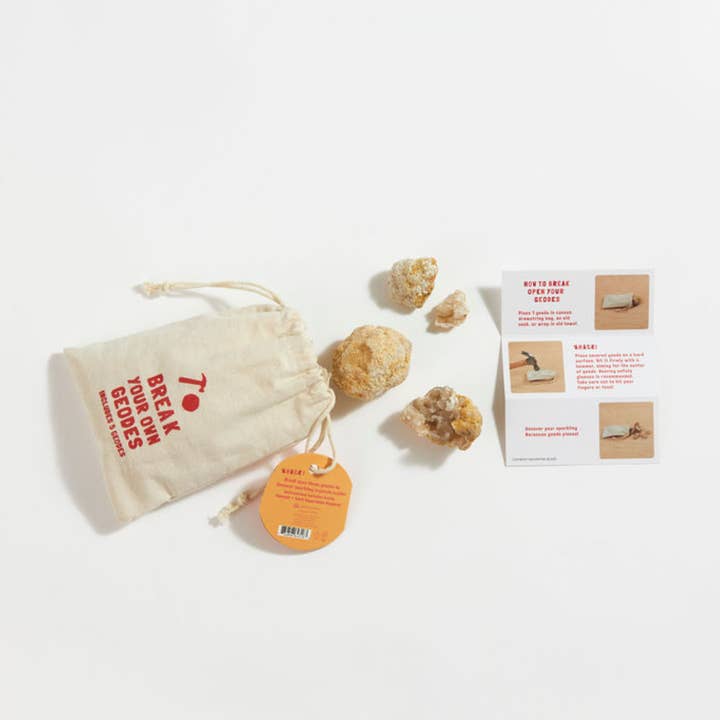 GeoCentral - Wholesale Build-a-Toy - Kids - Break Your Own Geodes Bag