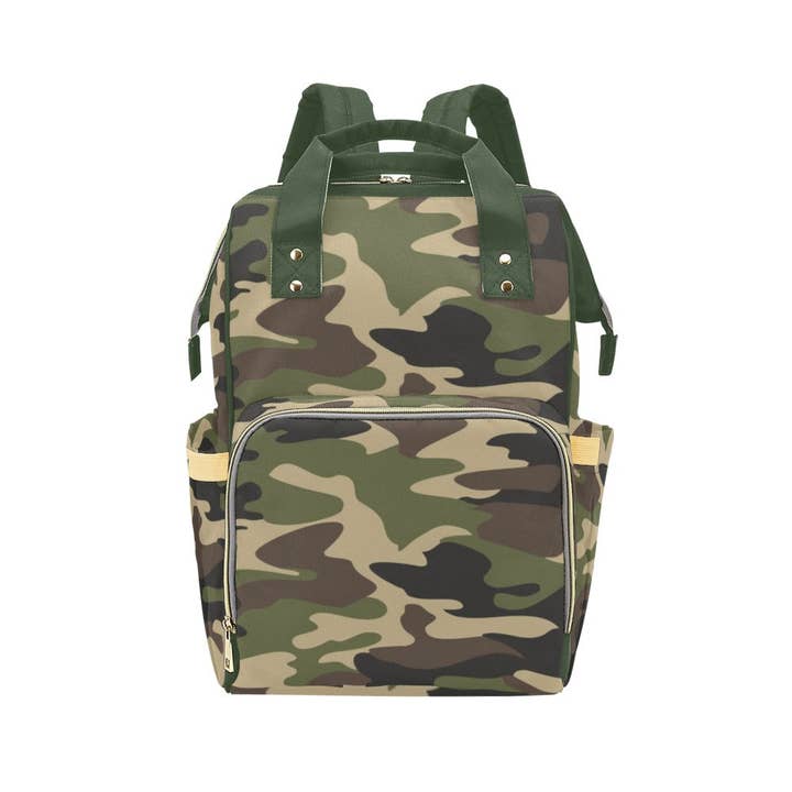 Camouflage Baby Diaper Backpack Bag for wholesale by Pioneer Kitty Market