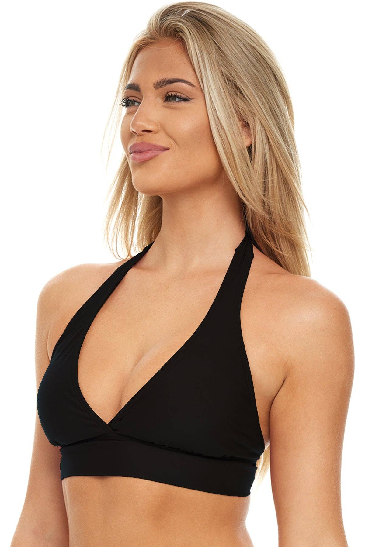 H2oh Colours - Wholesale Swim Top - Women's - Wild About Banded Halter1