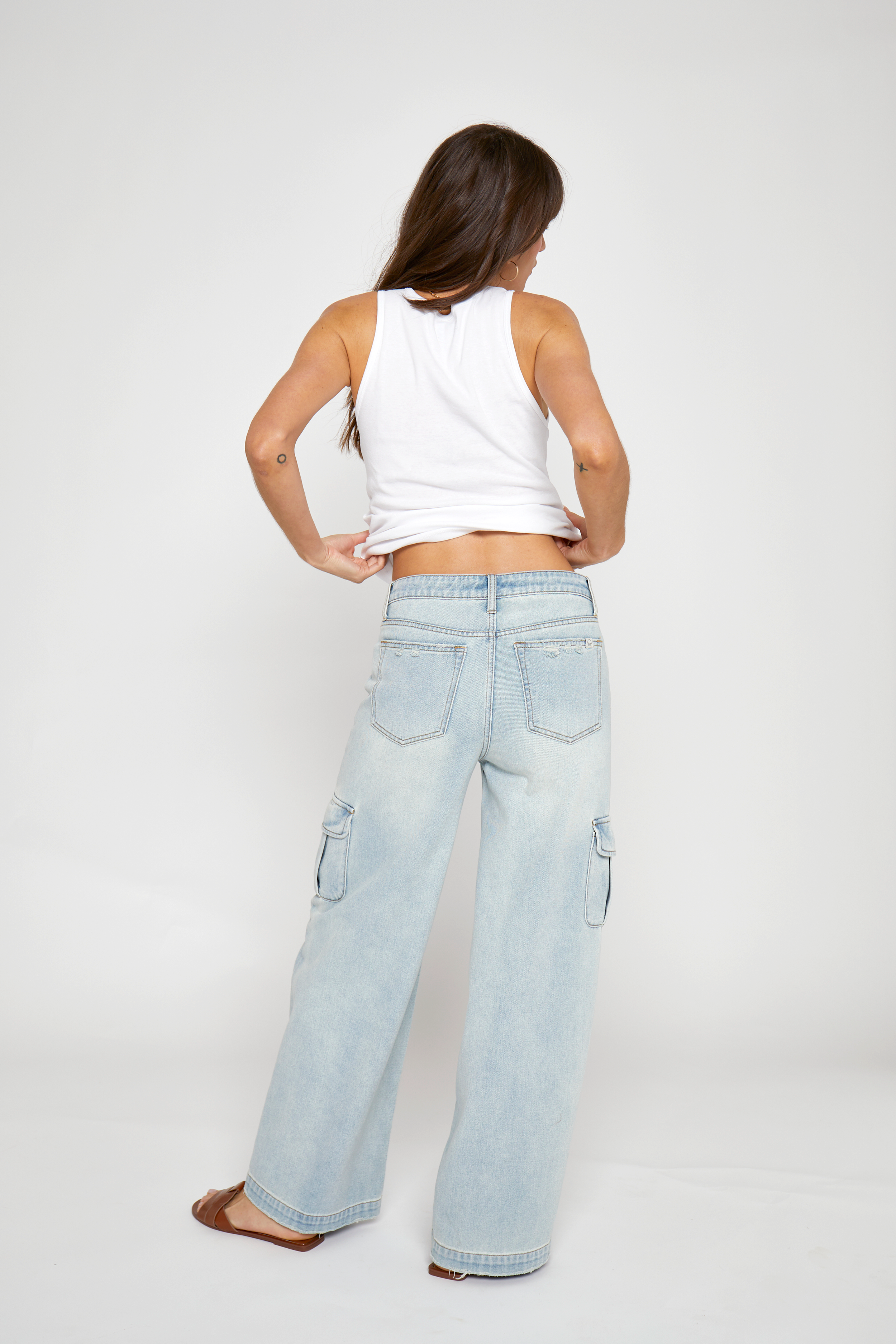 Madison Cargo Mid Rise Jean, Hotel California  for wholesale on Faire1