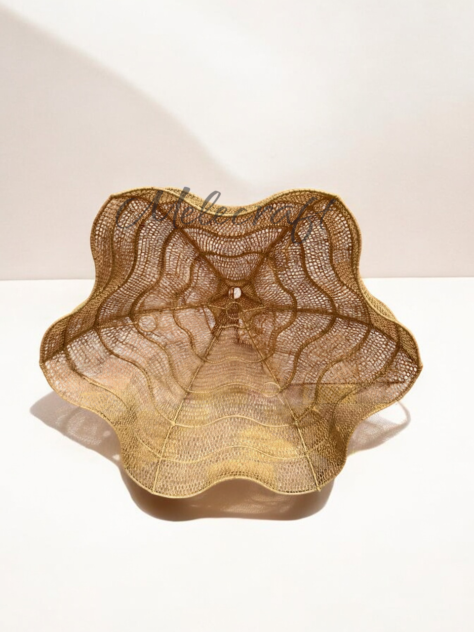 Melecraft - Wholesale Chandelier/Hanging Light - Handmade Wave Rattan Pendant Hanging light Chandelier4