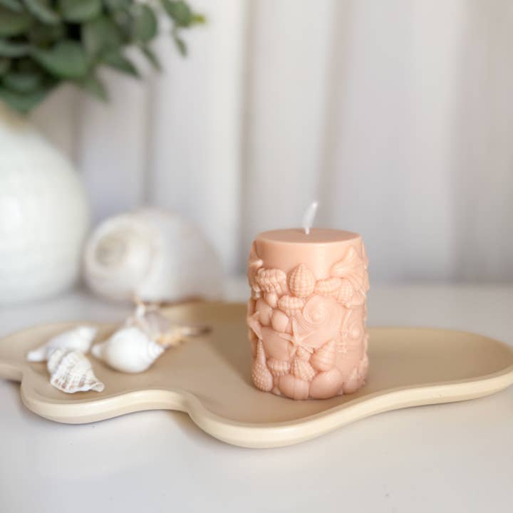 Sea Shells Decorative Candle for wholesale by Iconic Candles