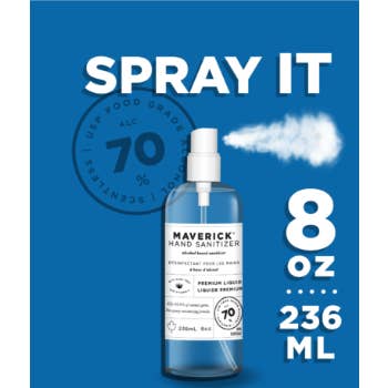 Spray désinfectant pour les mains - Grand 8 oz (236 ml) Fabriqué au Canada pour la vente par Viso Designs