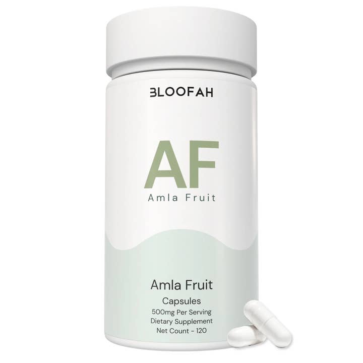 Bloofah AF – Amla Kapseln 500mg (Indische Stachelbeere) | 120 Kapseln für den Großhandel von Bloofah