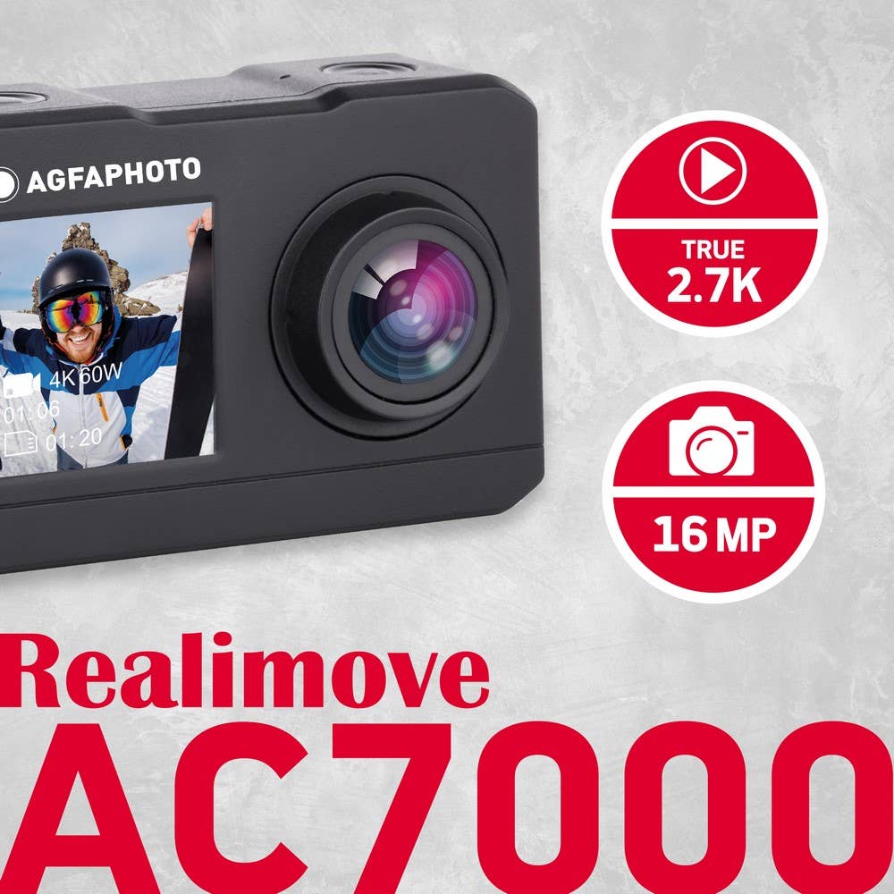 GT COMPANY - Wholesale Small/Handheld Appliance - AGFA Photo Realimove AC7000 — Digital Action Camera3