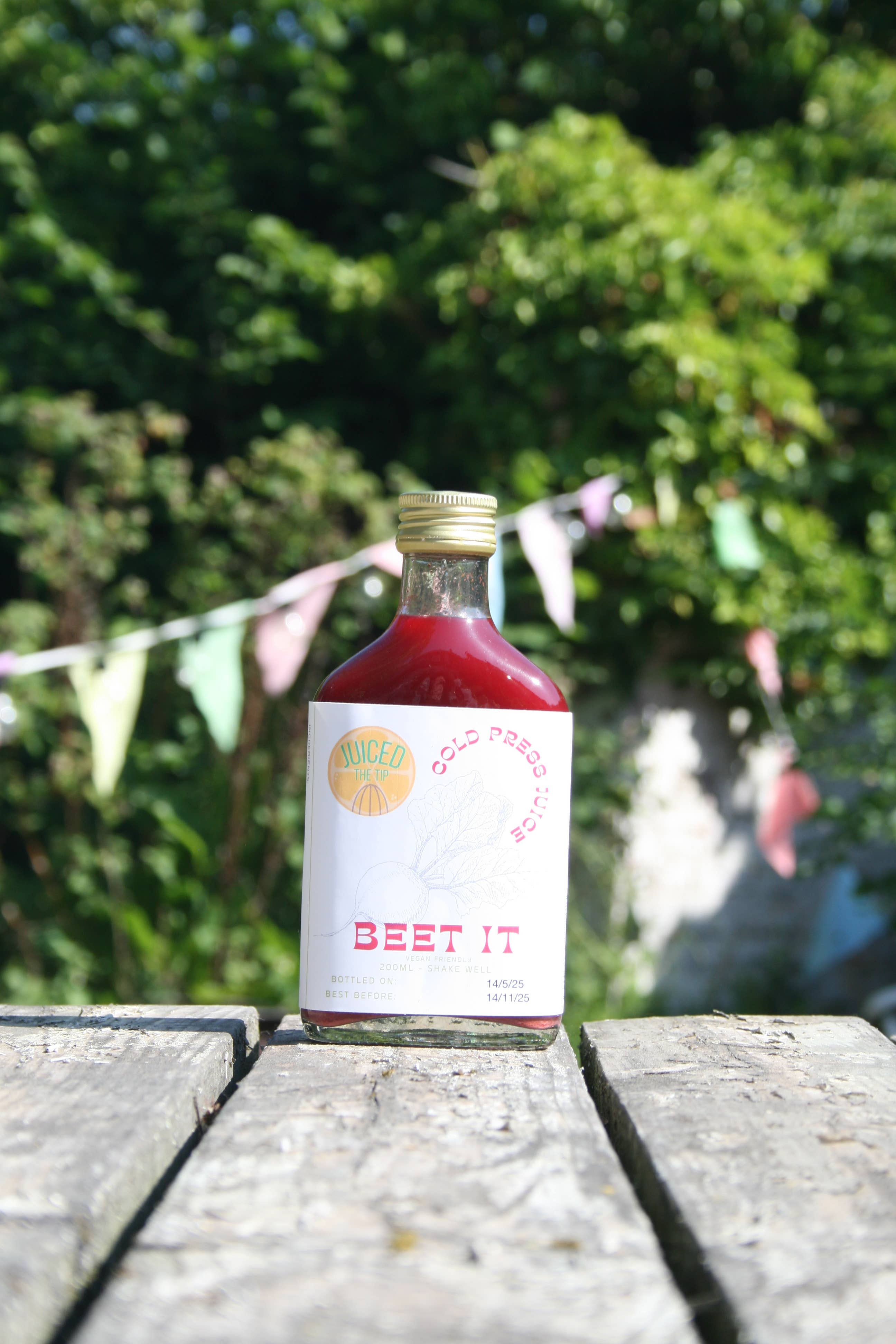 Juiced the Tip – wholesale Wellness juice/tonic – Beet It - Beetroot, Ginger, Carrot, Apple Health Shot 200ml2