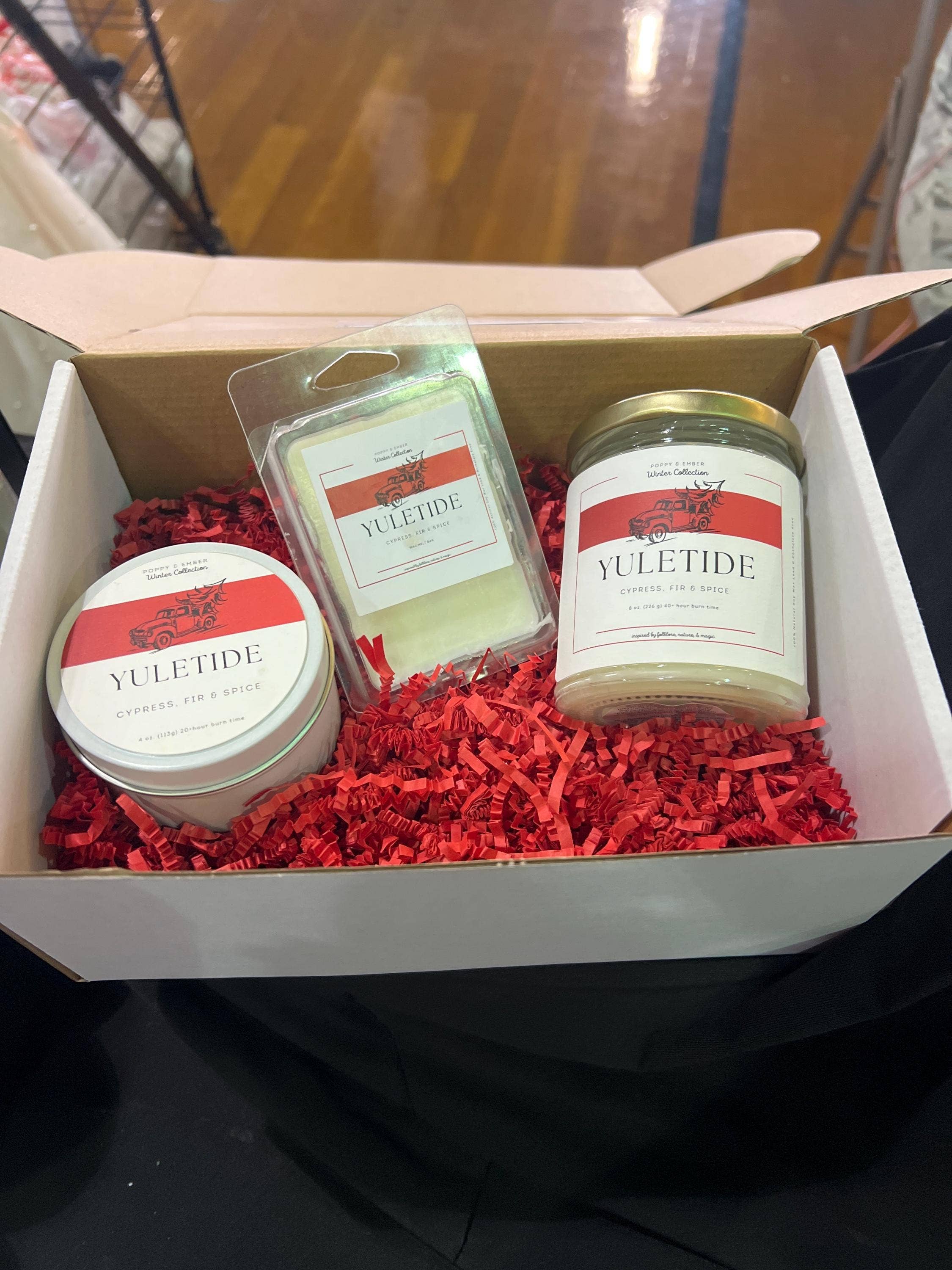 Poppy & Ember - Wholesale Jar/Filled Candle - Yuletide Candle | Winter Holidays Aromatherapy Candle1