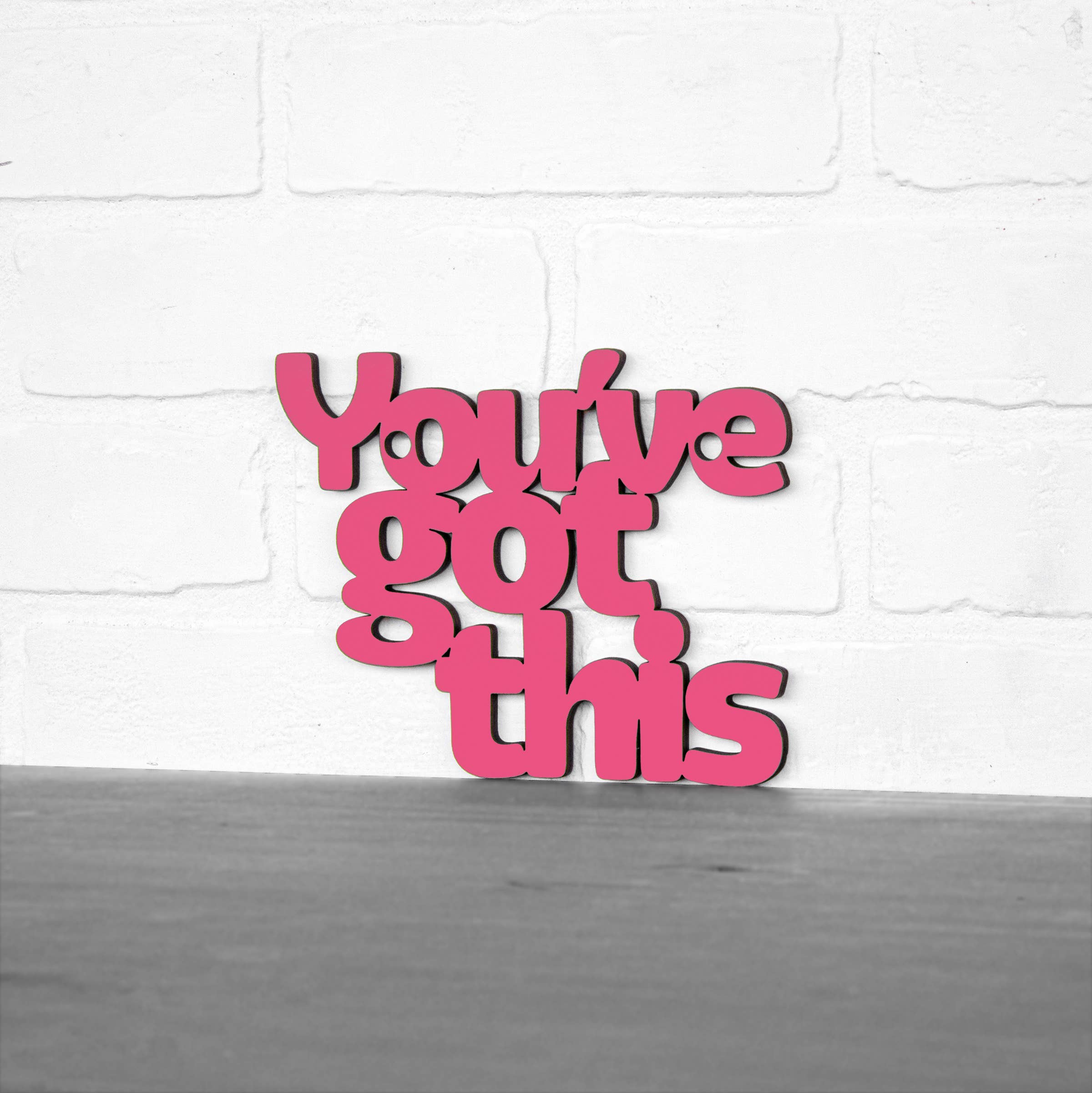 Spunky Fluff - Wholesale Wall Sign - You've Got This Inspirational Wood Wall Sign10