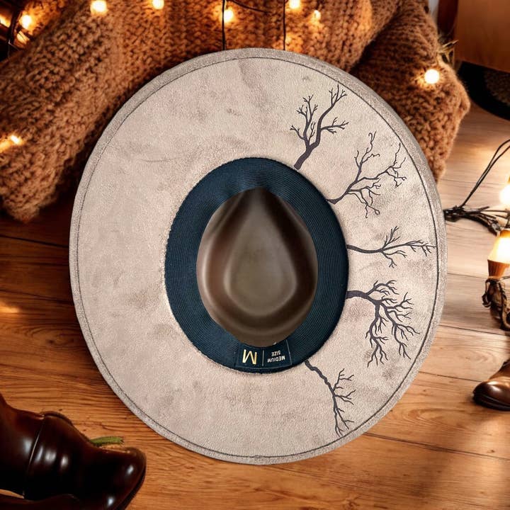 Branches d'automne et d'automne Western Cowboy Burnt Hat Rancher pour la vente par Wild Indigo