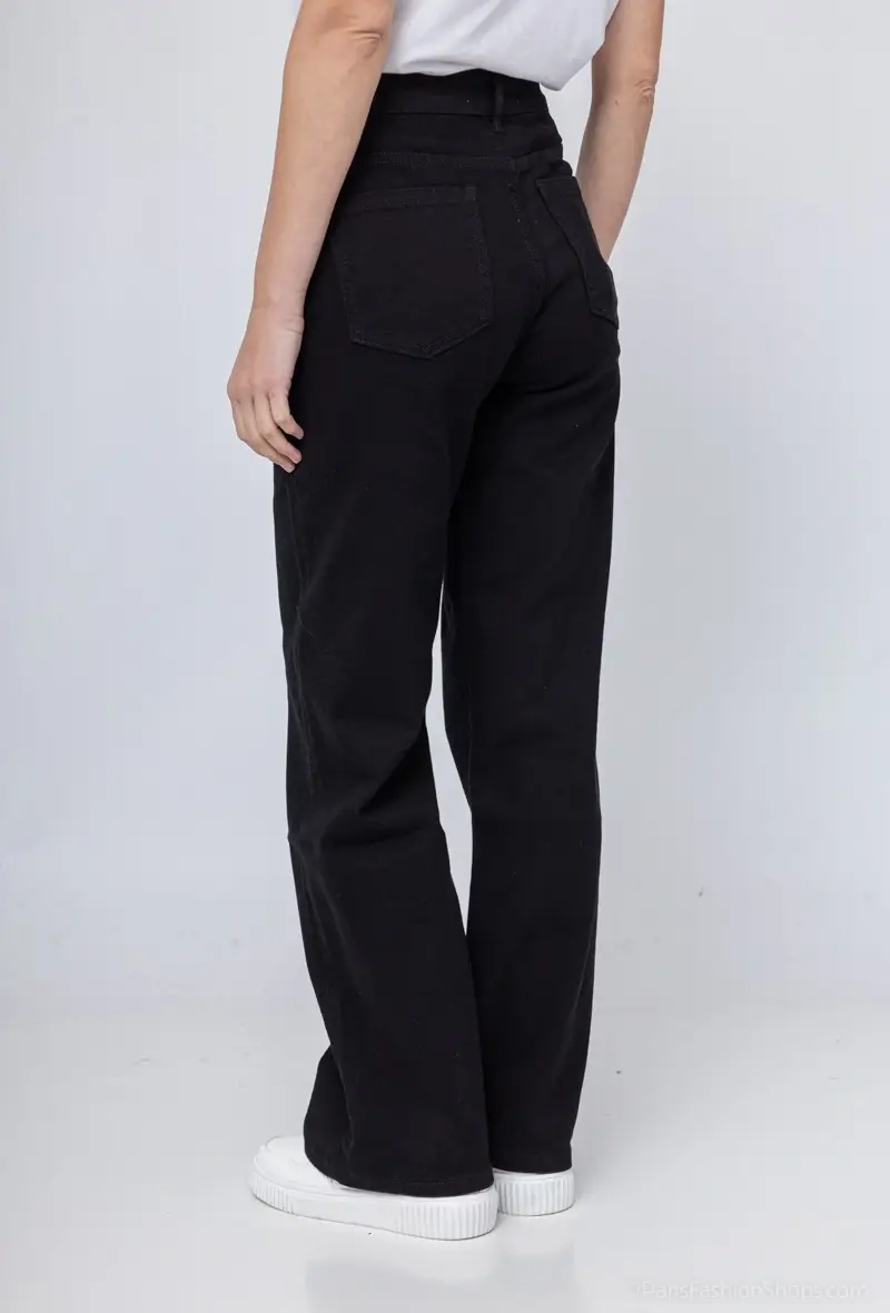 Vivid - Wholesale Jeans - Women's - Basic wide-leg jeans color3