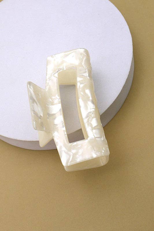 JOSSLYN by wall to wall - Wholesale Hair Clip - Women's - RECTANGLE CELLULOSE HAIR CLAW CLIP | 40H61518