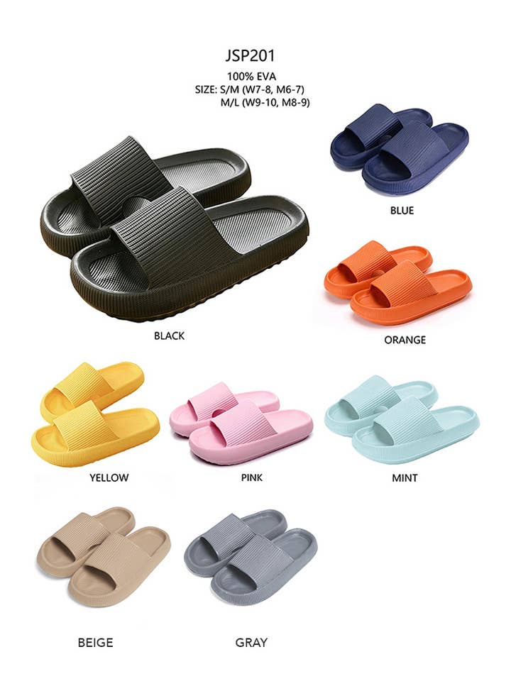 Hana - Wholesale Slippers - Women's - Solid Color Comfy Sleeper3