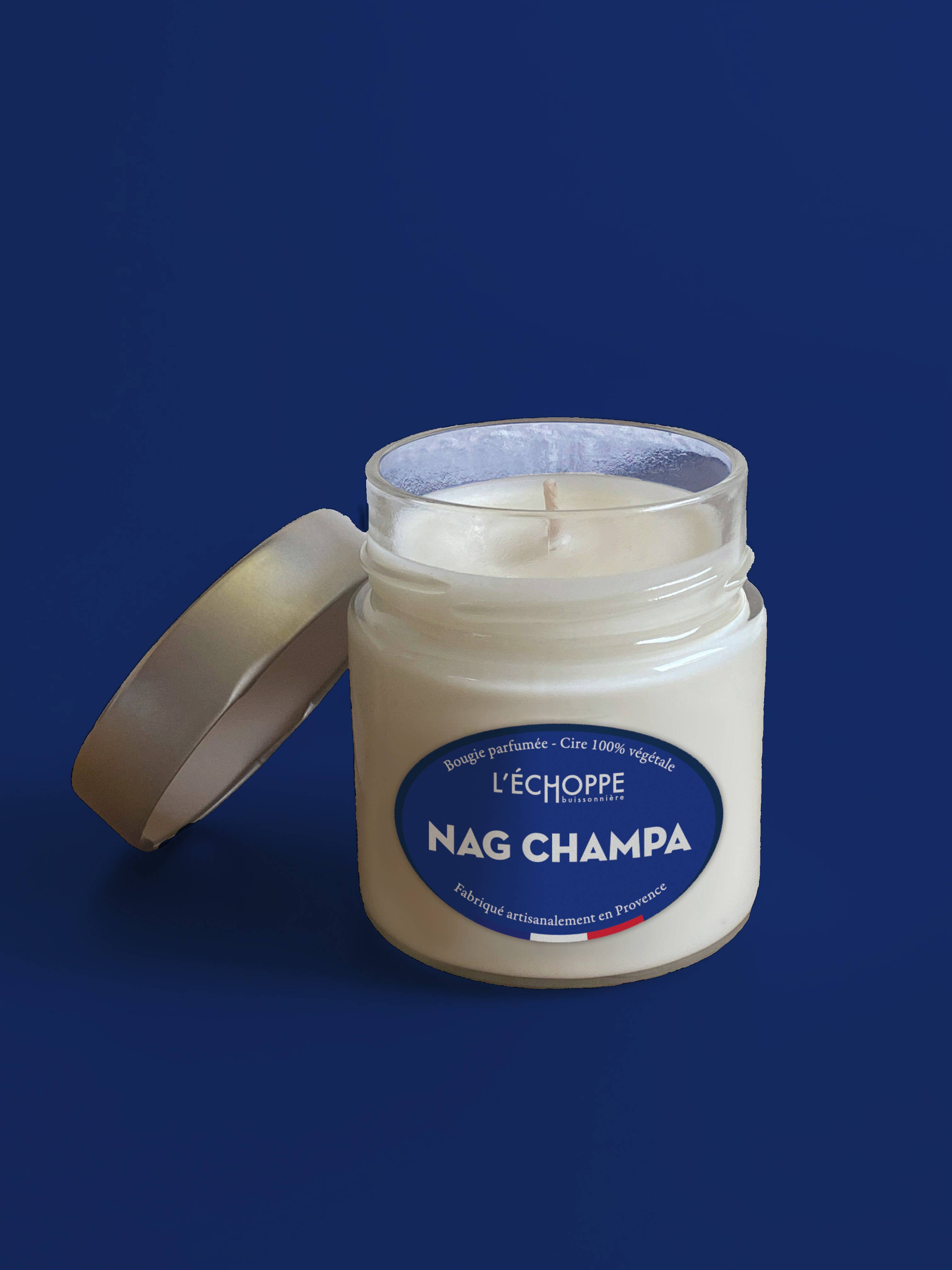 L'Échoppe Buissonnière - Wholesale Jar/Filled Candle - Nag Champa - Scented candle 180g2