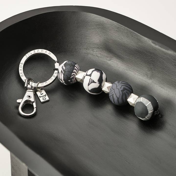 Noir 4-Ball Keychain for wholesale by JILZARAH