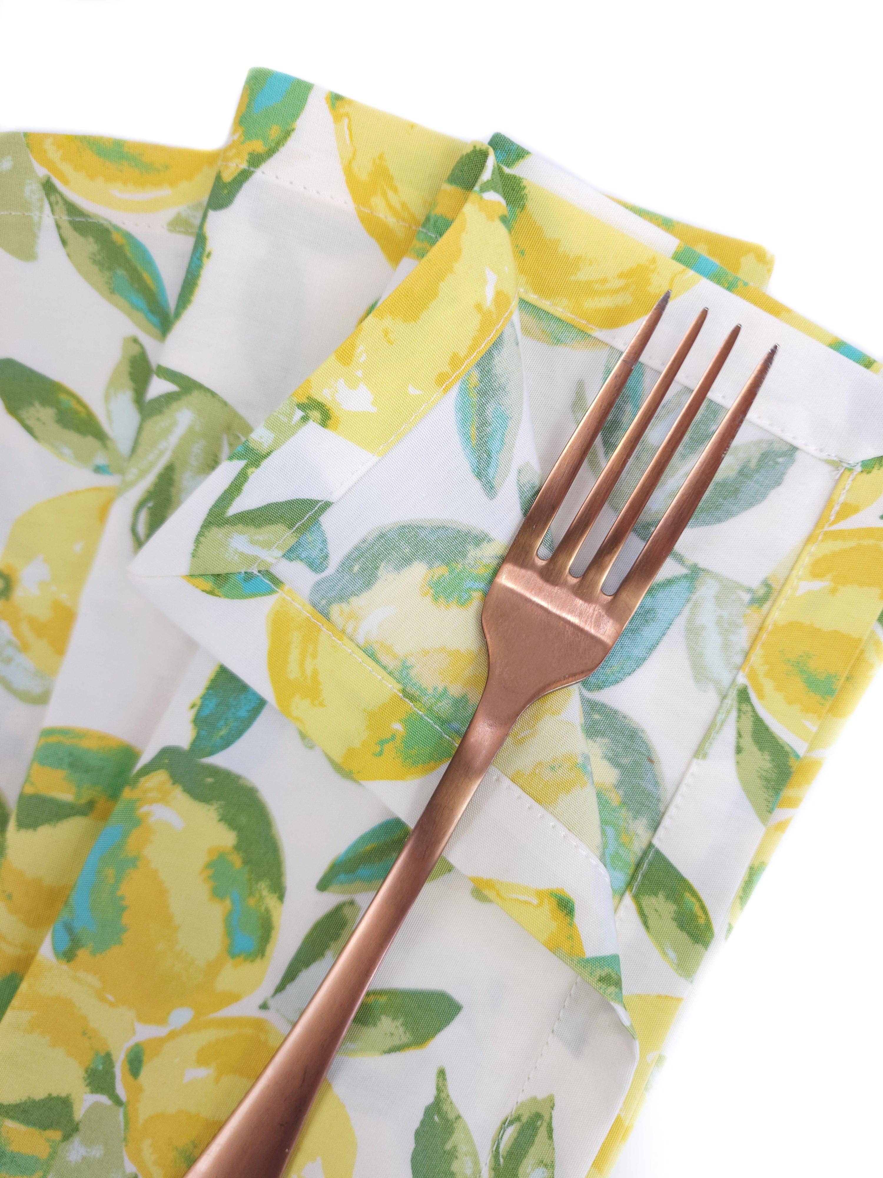 90 West Linen Co. - Wholesale Dinner & Cloth Napkin - Lemon Grove Cloth Napkins, Set of 410
