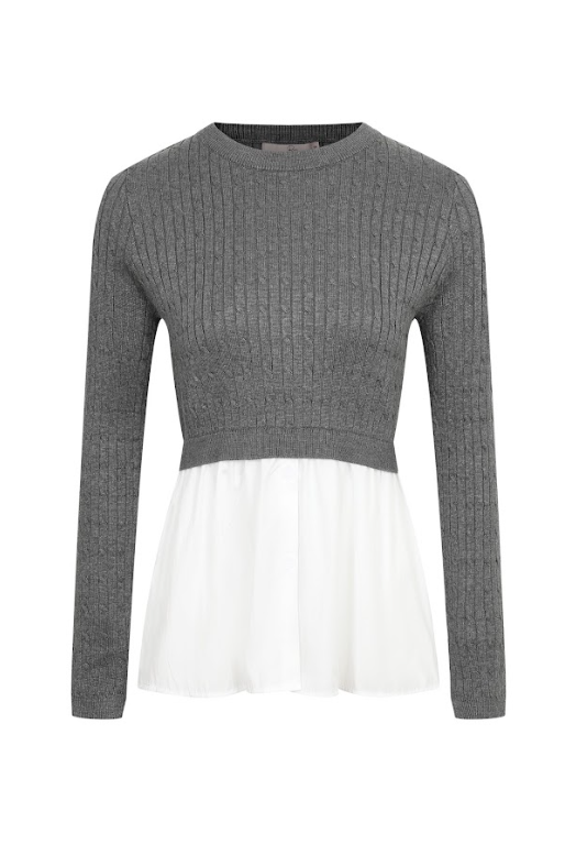 RIVIR - Wholesale Knit Top - Women's - Ligne Élégante Long Sleeve Top0