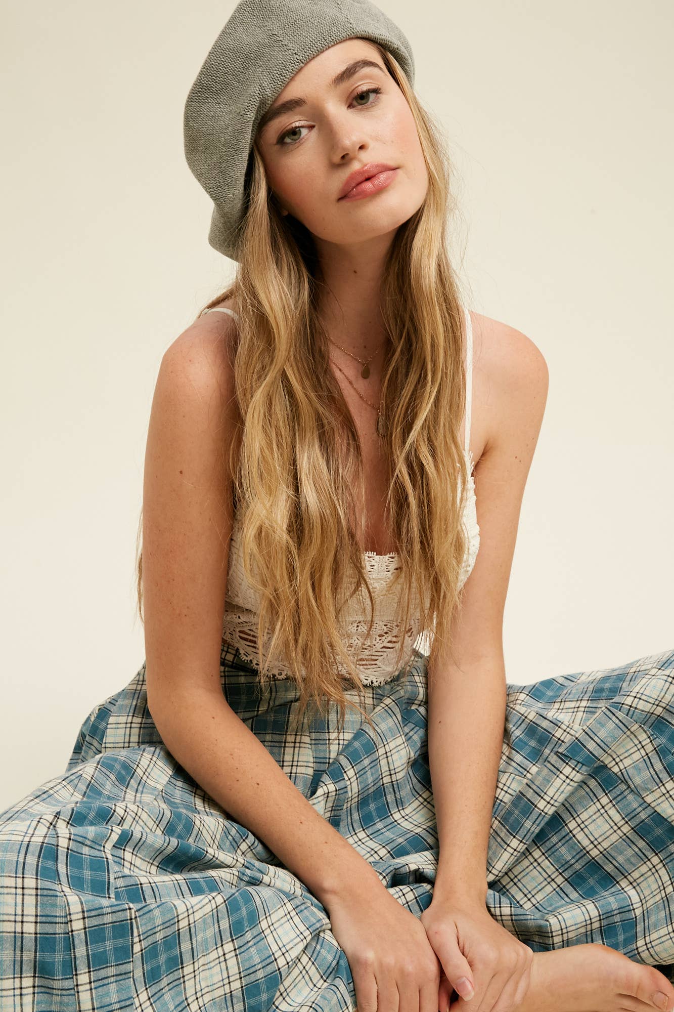 Listicle - Vendita all'ingrosso Basco - Donna - Berretto in Maglia Morbida LH01010