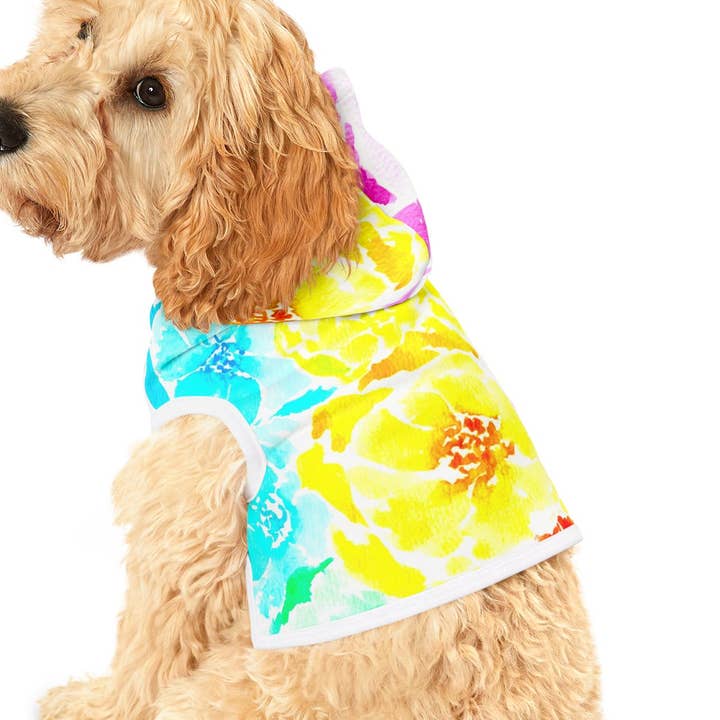 Rosige Regenbogen-der-Hoffnung Haustier-Hoodie für den Großhandel von Oceane's Echo