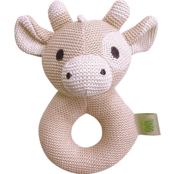 Piccolo Bambino - Wholesale Handheld Rattle - Baby - Sweater Knit Crochet Ring Rattle 7"