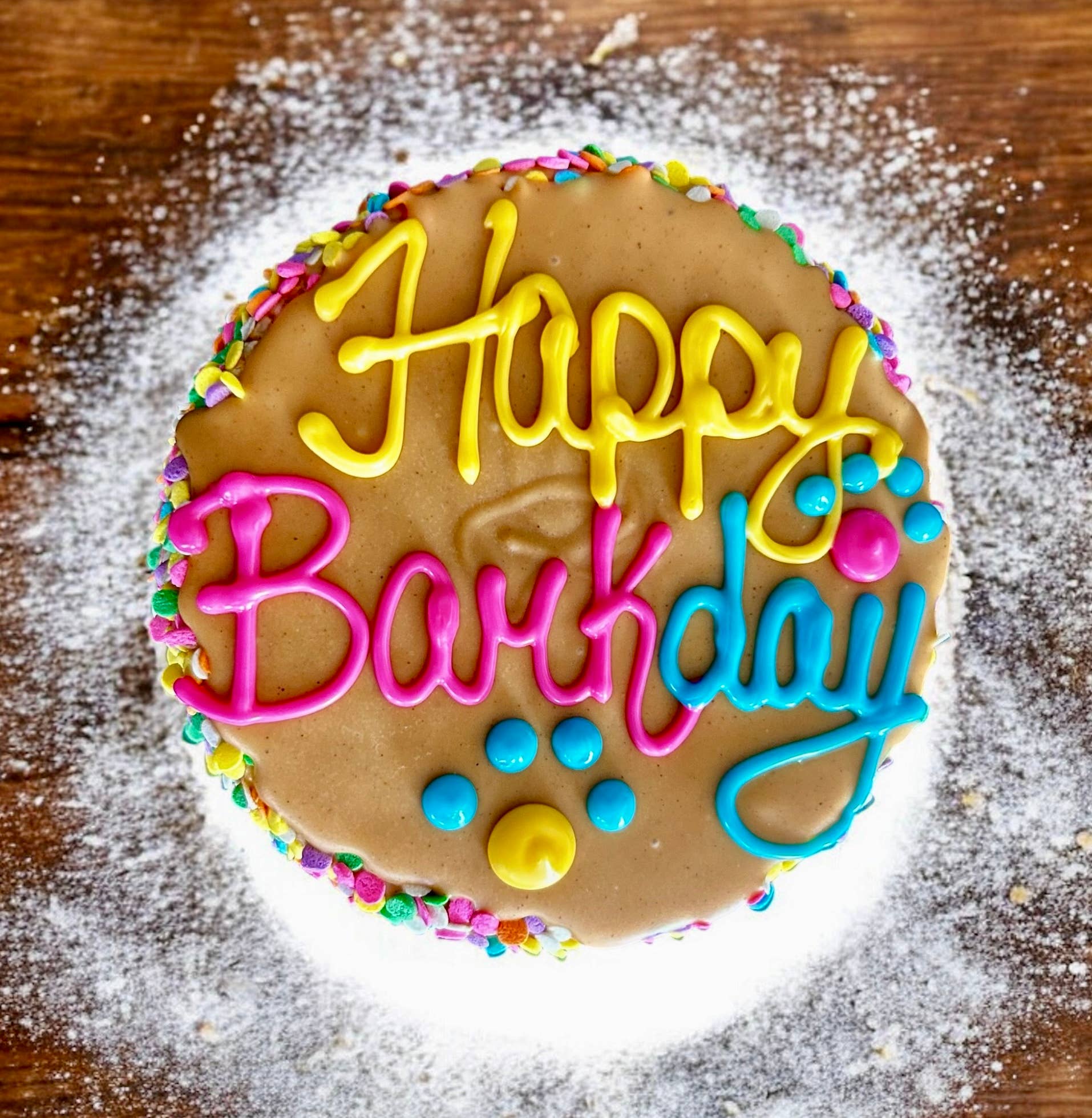 YumYum4DOGS - Vente Friandises – chien - Gâteau Friandise pour Chien PB Confetti1