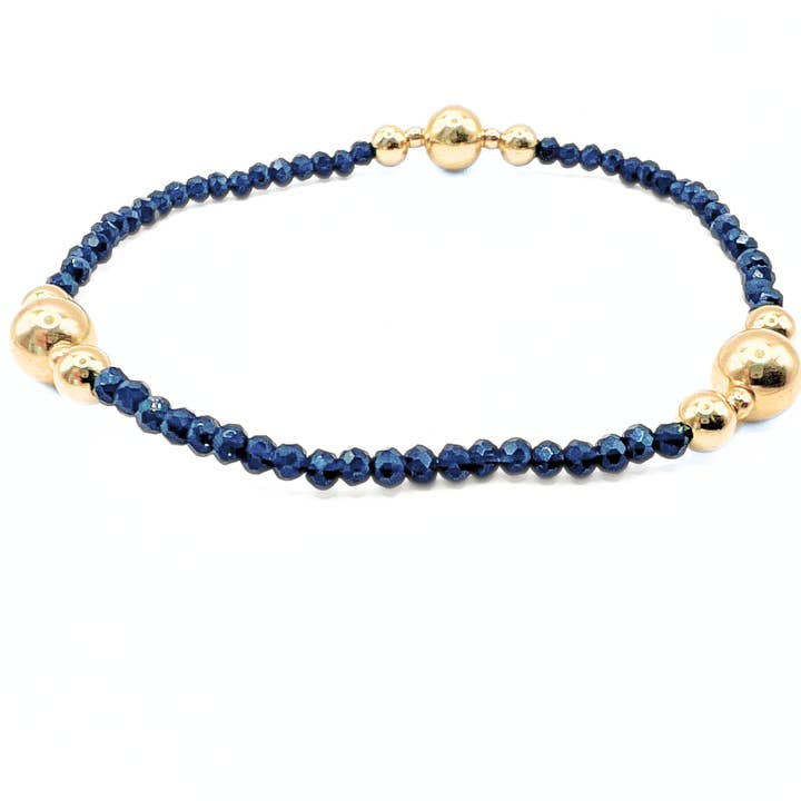 erin gray - Wholesale Beaded Bracelet - The Nantucket Shimmer Collection 14k Gold- Filled Beaded Bracelets
