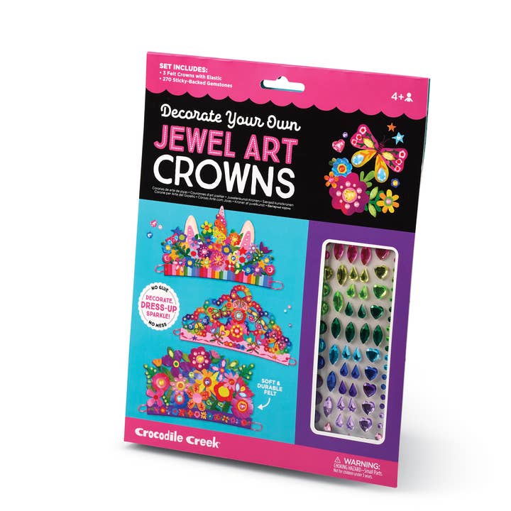 Jewel Art Crowns - Unicorn Flowers for wholesale by Crocodile Creek Inc.
