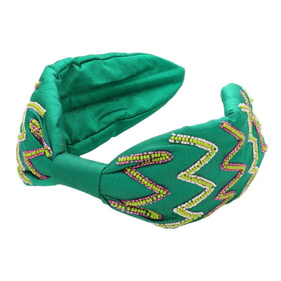 Madeline Love – wholesale Fashion headband – women's – Zigzag Chevron Patterned Headband2