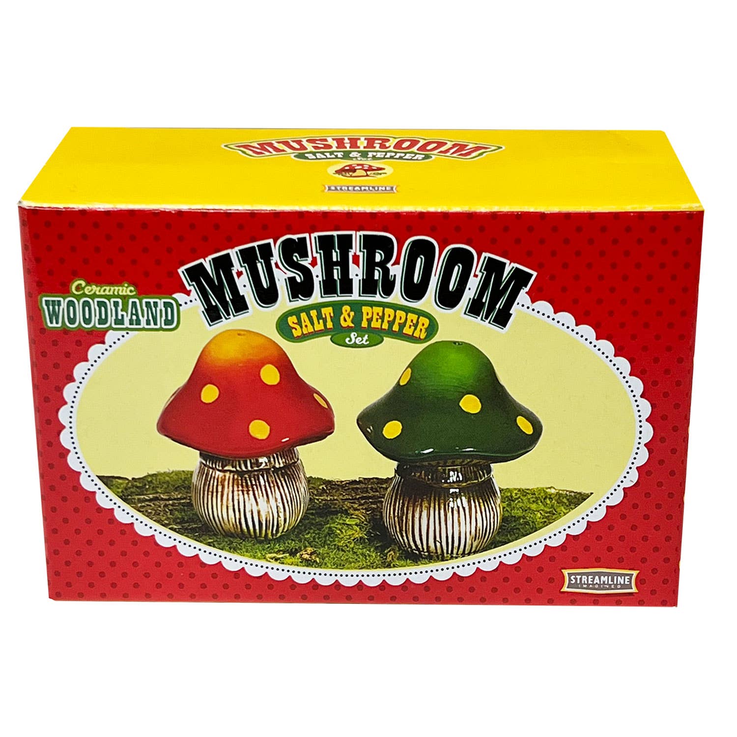 Streamline - Wholesale Salt & Pepper Shaker Set - Woodland Mushroom S&P Set3