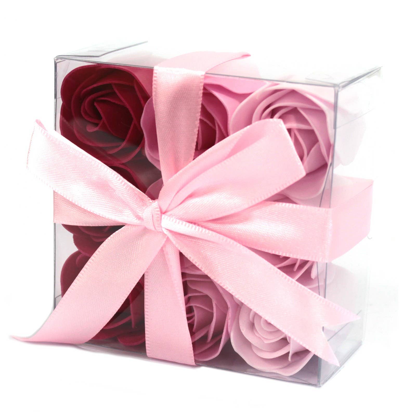 AWGifts Europe - Wholesale Artificial Flowers - Soap Flowers - Pink  Roses - Set of 90