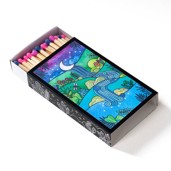 Rachel Beyer - Wholesale Matches - Verdant Renewal - Deluxe Art Matchbox1