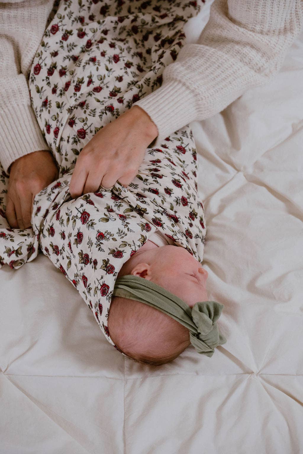 January Jane Shop - Wholesale Swaddle - Baby - Roses Blooming Swaddle11