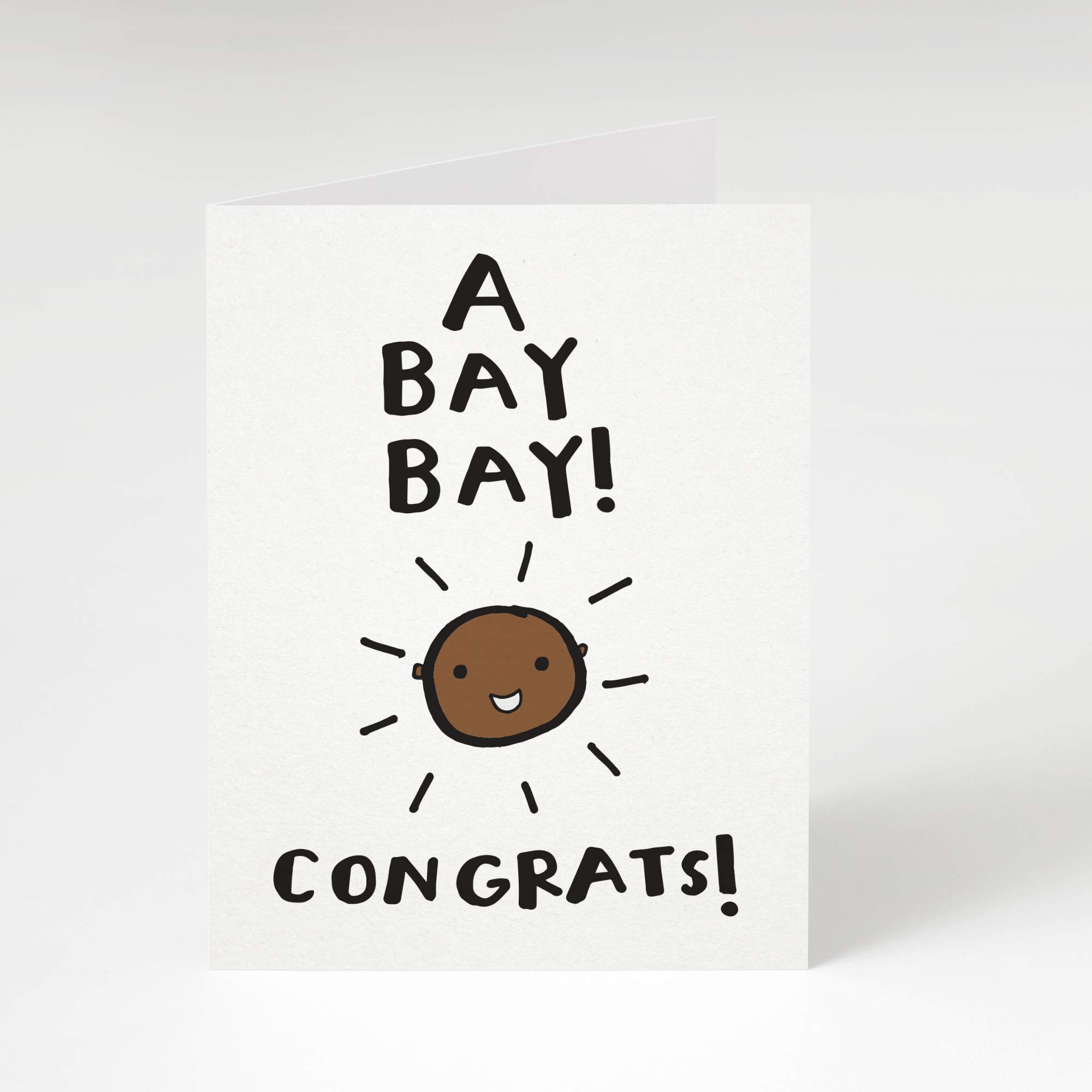 Tiny Gang Designs - Wholesale Baby Card - A Bay Bay! Congrats! (Baby 2) New Baby Card. Card for Baby.0