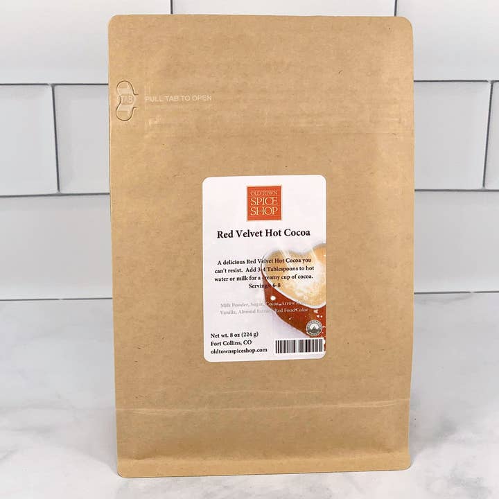Old Town Spice Shop - Wholesale Hot Cocoa Mix/Kit - Red Velvet Hot Cocoa, Hot Chocolate Mix