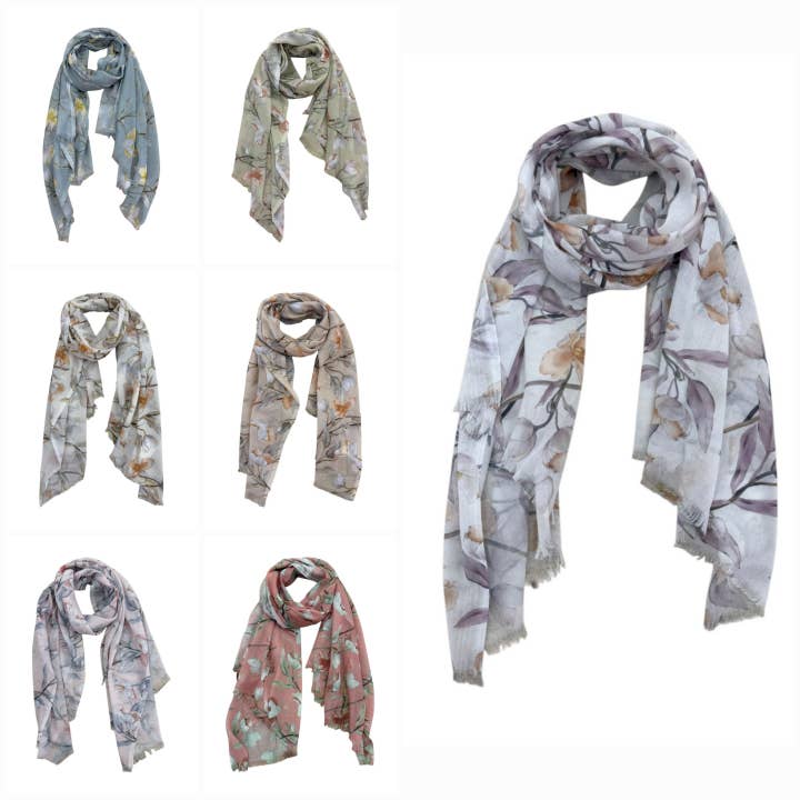 Lange Seidentücher – Neue Frühlingskollektion ful10052 für den Großhandel von Nola by bijusol