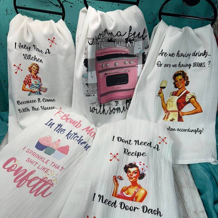 Snarky Kitchen Towels-Misc for wholesale by Crazy Heifers Wholesale