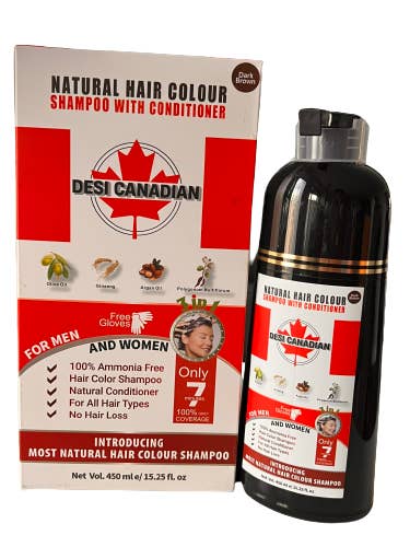 Natural Hair Colour Shampoo & Conditioner-450ML for wholesale by Desi Canadian